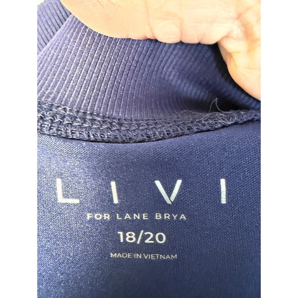 LIVI women's Shorts Navy pockets Pickleball tennis activewear summer plus size - Picture 5 of 12